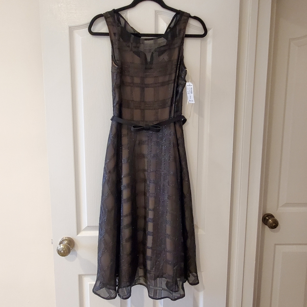 NWT shimmery black cocktail dress